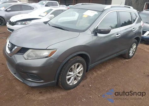 2015 Nissan Rogue Sv из США, поврежденный, VIN KNMAT2MT8FP533063